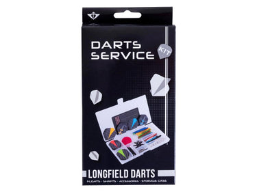 Longfield darts servicekit accessoireset 141-delig in kunststof box