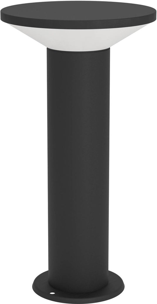 Eglo rigosa sokkellamp buiten - led - 35 cm - zwart wit