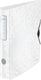 Leitz 180° active wow ordner - capaciteit van 350 a4-vel - rugbreedte van 65mm - wit