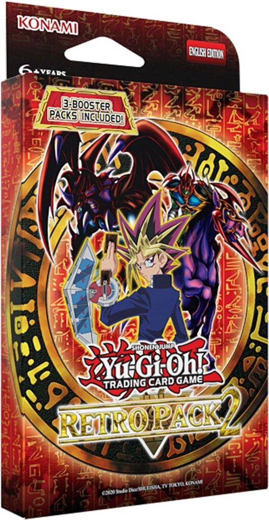 Yu-gi-oh! konami yu-gi-oh! tcg: retro pack 2 - 3 booster tuckbox