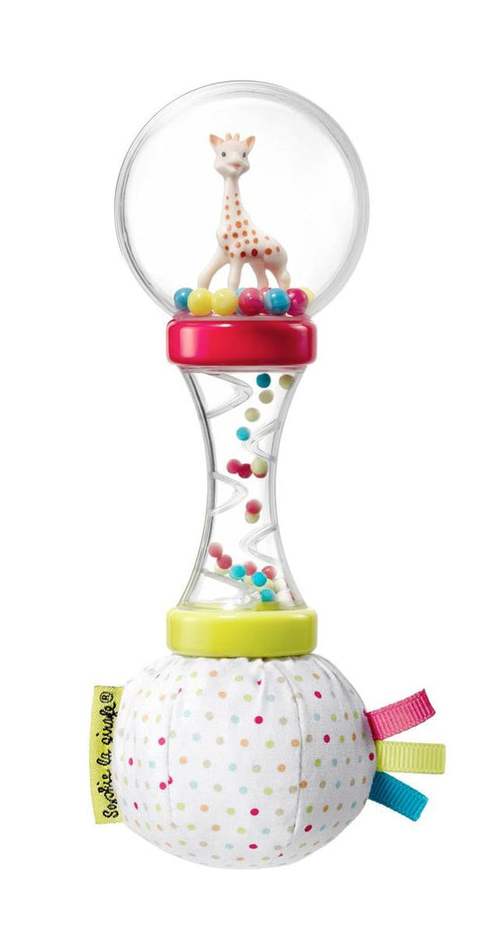 Sophie de giraf zachte maracas rammelaar - babyspeelgoed - kraamcadeau - babyshower cadeau - in witte geschenkdoos - vanaf 3 maanden - 6x6x17 cm