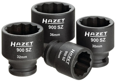 Hazet steckschlüsselsatz 900sz 4 machine plug-in set 1 2 6-edge