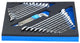 Unior inlay steekringsleutel- en inbussleutelset 964 2dsos