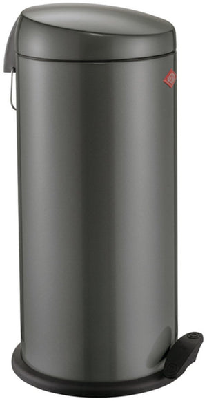 Wesco capboy maxi prullenbak | pedaalemmer | 22 liter | metaal - mat grafiet | afvalemmer - made in germany