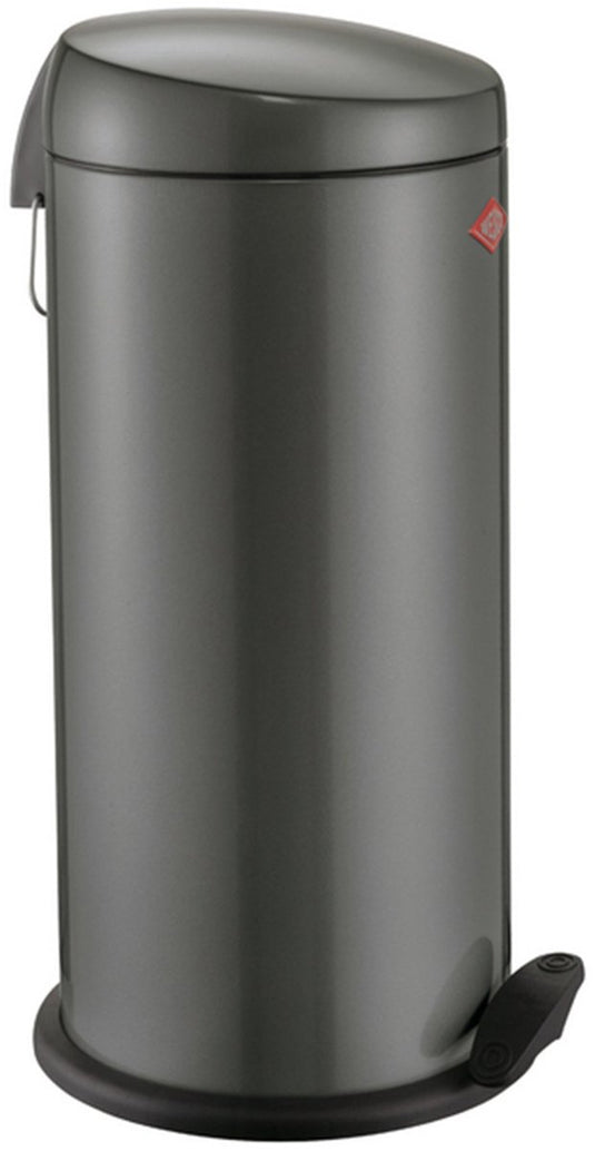 Wesco capboy maxi prullenbak | pedaalemmer | 22 liter | metaal - mat grafiet | afvalemmer - made in germany