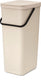 Brabantia sort go prullenbak - 40 l - soft beige
