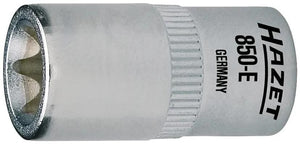 Hazet steckschlüsseleinsatz 850-e plug-in sockets 1 4 10.08mm torx
