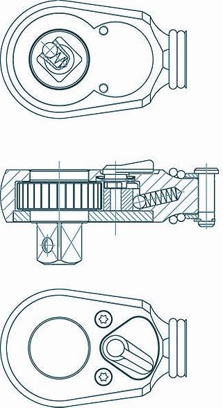 Hazet knarrenrad repair set f.863s