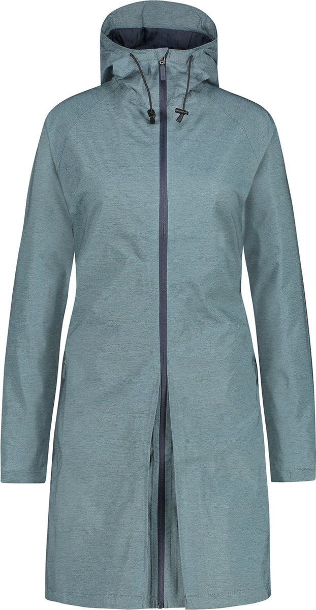 Afbeelding laden in galerijviewer, Puch seq regenjas dames steel blue
