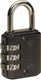 Abus combinatieslot 715 20 zwart staal zink (2 cm)