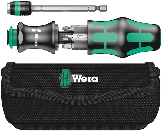 Wera schroevendraaier set kraftform kompakt 25 screwdriver set w.bag kraftform, 8 pcs.