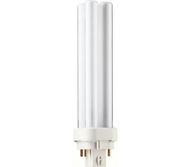 Philips master pl-c lamp 18w 830 4p g24q-2 warm wit