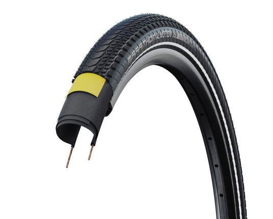 Vouwband Schwalbe Marathon Almotion V-Guard 28 x 2.15 55-622mm - zwart met reflectie