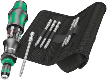 Wera kraftform kompakt 20 tool finder 2 met etui bitset (zwart groen, 13-delig)