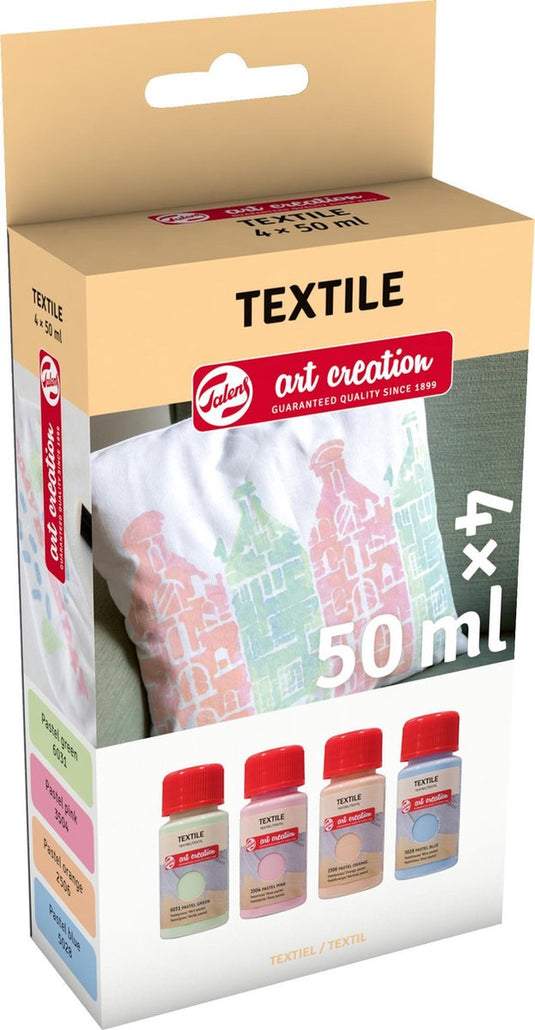 Talens art creation textielverf pastel 4x50ml