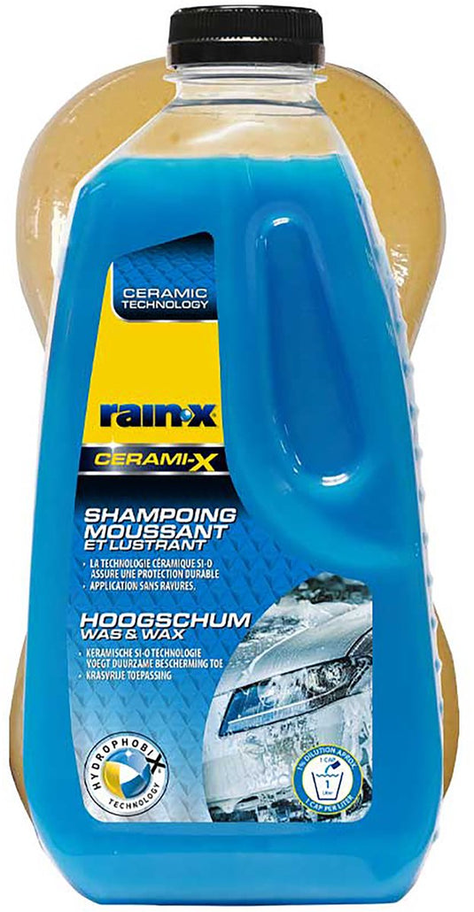 Rain-x cerami-x shampoo was wax - langdurige bescherming - krasvrij - 1l