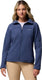Columbia fast trek ii fleece vest dames volwassenen - sluiting en zakken met rits - outdoorvest - blauw - maat xl