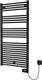 Plieger elba elektrische handdoekradiator – handdoek verwarmer – met klokthermostaat – 126.2 cm x 50 cm – 500 watt – mat zwart