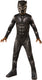 Rubies - black panther kostuum - black panther kostuum jongen - zwart - maat 104 - carnavalskleding - verkleedkleding