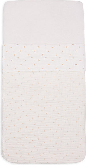 Jollein baby laken wieg - 75x100cm - harvest