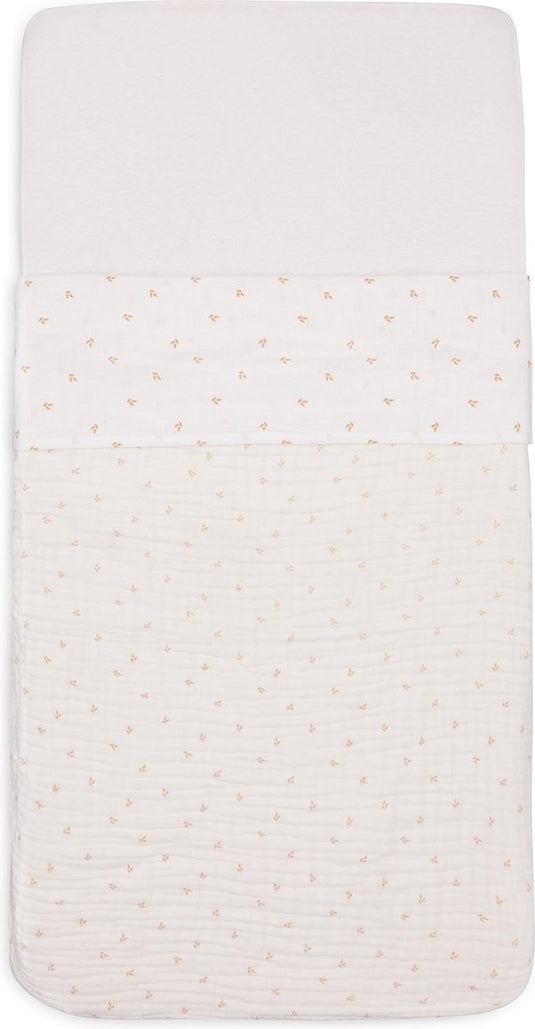 Jollein baby laken wieg - 75x100cm - harvest