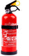 Ogniochron poederblusser brandblusser abc branden met muurbevestiging 1kg rood - compacte universele auto en voertuig brandblusser