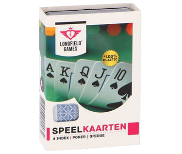 Longfield speelkaarten 100% plastic