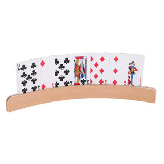 Osa private label kaartenhouder hout 35 cm | 6 stuks