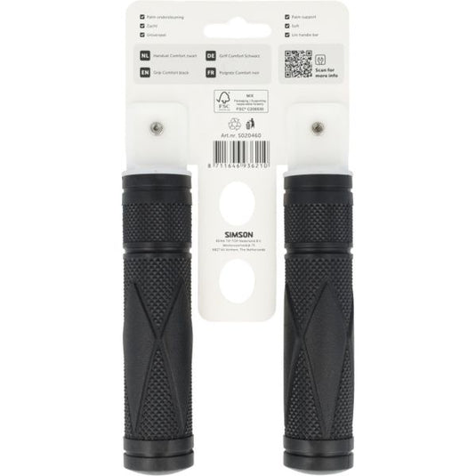 Simson handvatset comfort zwart