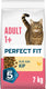 Perfect fit kattenbrokken - active adult - kip - 7kg
