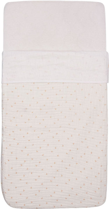Jollein baby laken wieg - 75x100cm - slub - ivory