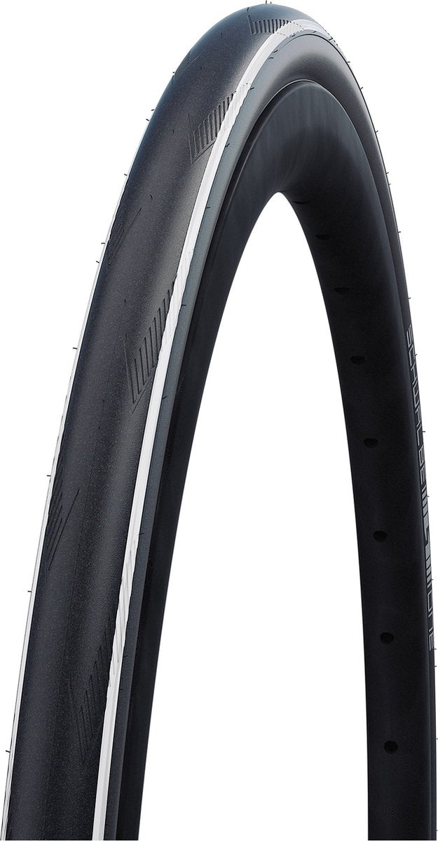 Afbeelding laden in galerijviewer, Vouwband Schwalbe One V-Guard 28 x 1.00 25-622 - zwart met een witte streep
