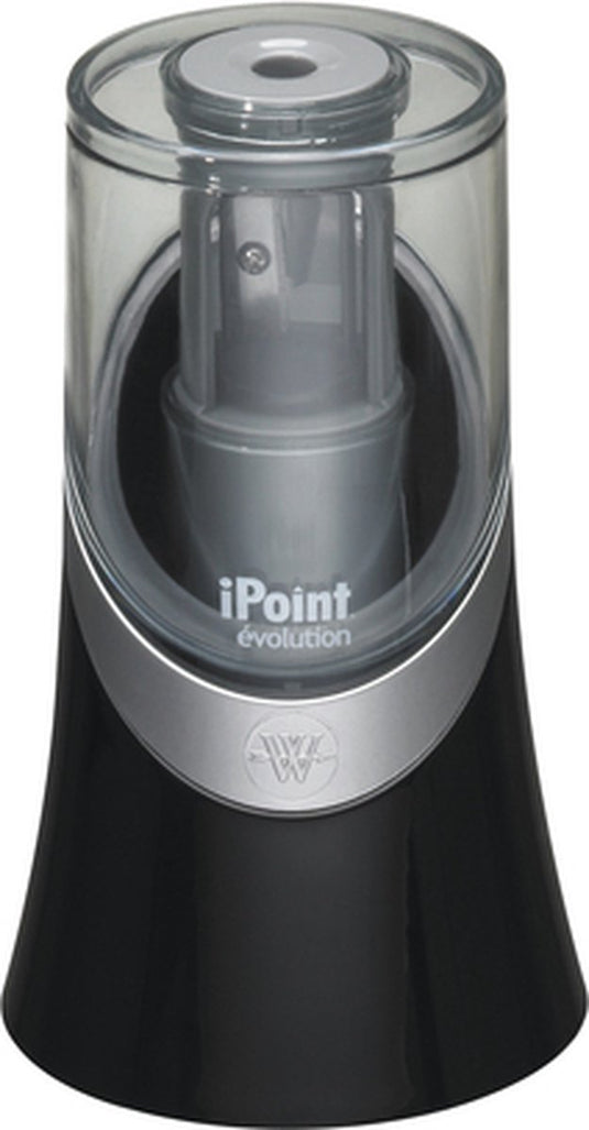 Westcott elektrische puntenslijper - ipoint evolution - exclusief batterijen - zwart - ac-e55030