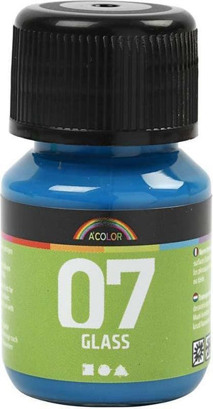 A-color glass transparante glasverf 30 ml turquoise