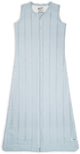 Lodger slaapzak zomer baby 80cm - veilige aansluiting bij nek en armen - 0.5 tog - 100% biologisch katoen - pointelle - blauw - zomerslaapzak