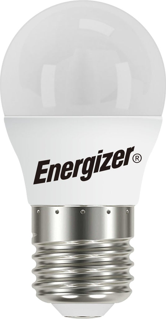 Energizer energiezuinige led kogellamp -e27 - 4,9 watt - warmwit licht - niet dimbaar - 5 stuks