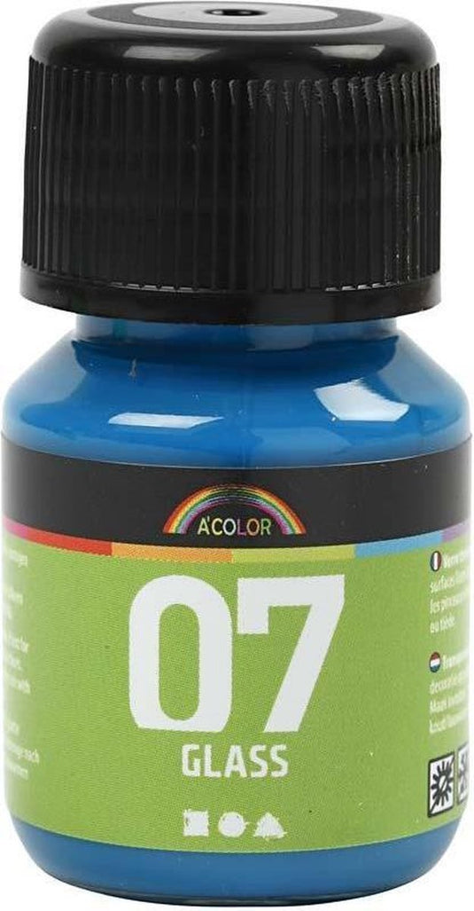 A-color glass transparante glasverf 30 ml turquoise