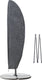 Nature - tuinmeubelhoes - beschermhoes voor parasol - h260 x ø54-ø32 ø33-ø20cm - met koord en ritssluiting