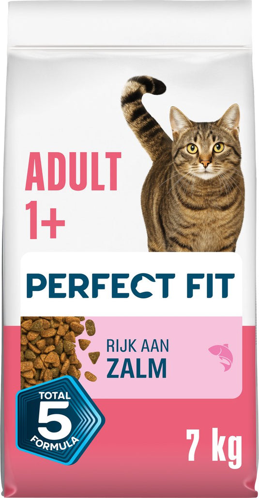 Perfect fit kattenbrokken - adult - zalm - 7kg