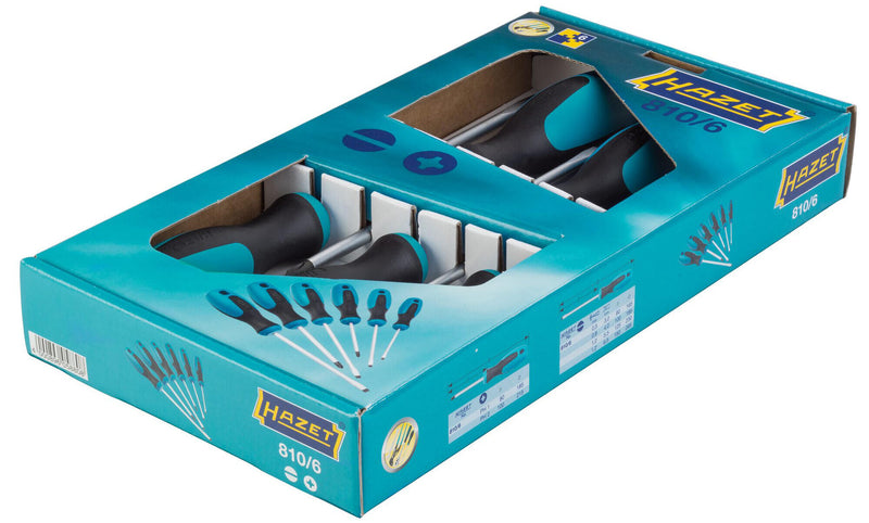 Load image into Gallery viewer, Hazet schroevendraaier set 810 6 screw driver sets ph 810 6 6-piece.
