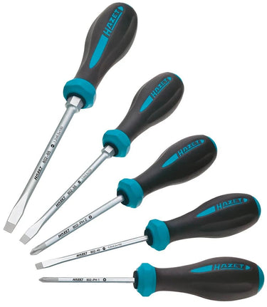 Hazet schraubendrehersatz hexanamic 802 5 screwdriver set 5 pcs. 802 5 hexanamic