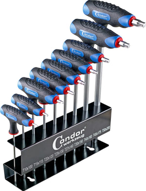 Condor schroevendraaier set 1119 screw driver sets torx 9-tlg. t10-t50