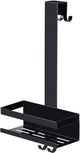 Wenko doucherek bribano uno rvs mat zwart 23x44,5cm - doucherek zonder boren - doucherek hangend - douchemand - douchecaddy ophangbaar