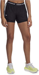 Under armour tech play up 2in1 shorts-blk dames sportbroek - zwart - wit