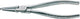 Hazet borgveertang pliers for locking rings 1846 a-0