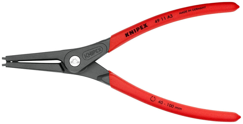 Load image into Gallery viewer, Knipex sicherungsringzange external ring pliers a 3 l1= 225mm straight
