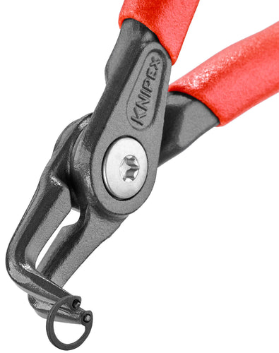 Knipex borgveertang praez.circlip pliers m.plastic curved