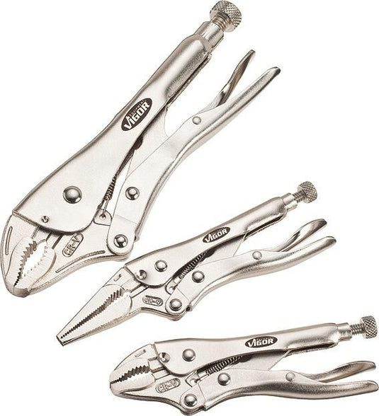 Vigor tangen set grip clamp 3tlg.