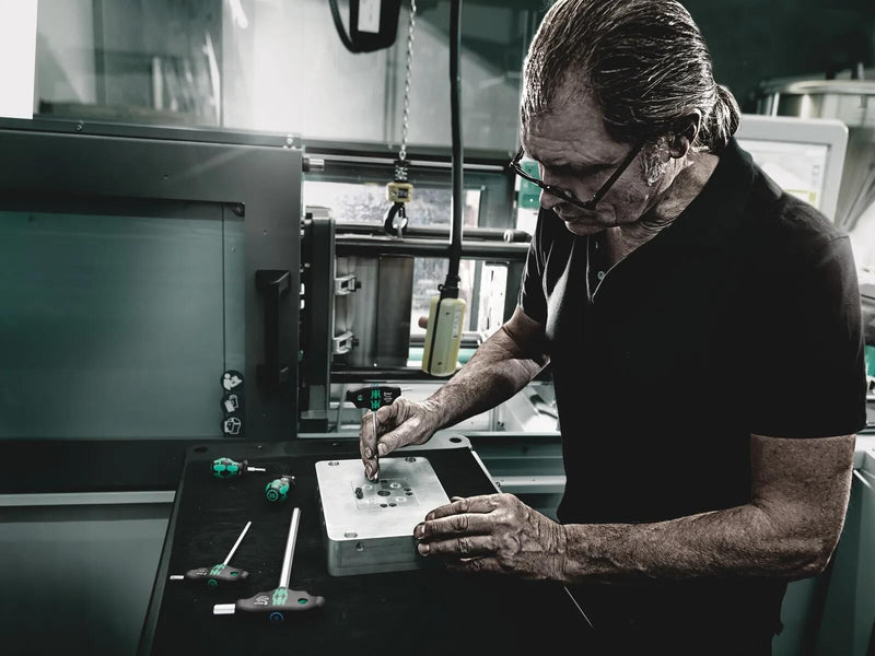 Load image into Gallery viewer, Wera schraubendrehersatz 454 10 hf imperial 1 screwdriver set m.quergriff
