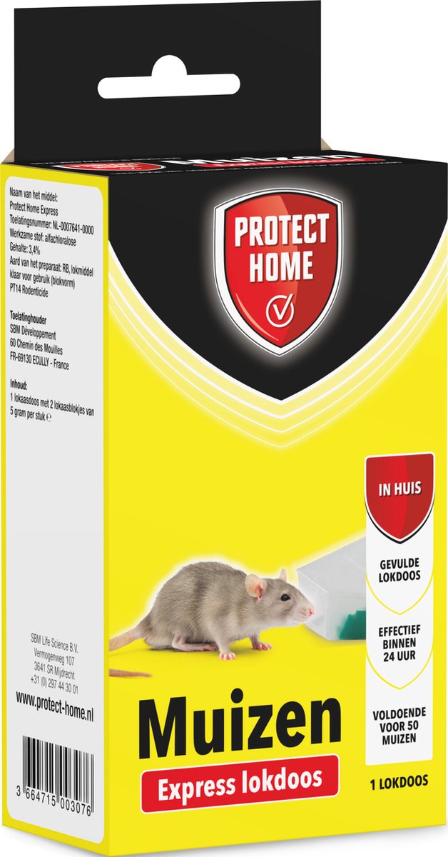 Afbeelding laden in galerijviewer, Pro-tect protect home | muizenmiddel | voor muizen en ratten
